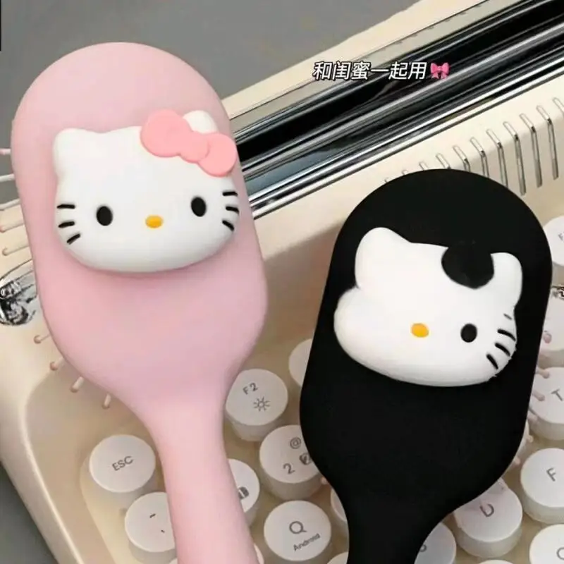 Hair Care In Japan - Anime Hellokitty Hava Yastıklı Fırça Taşınabilir
