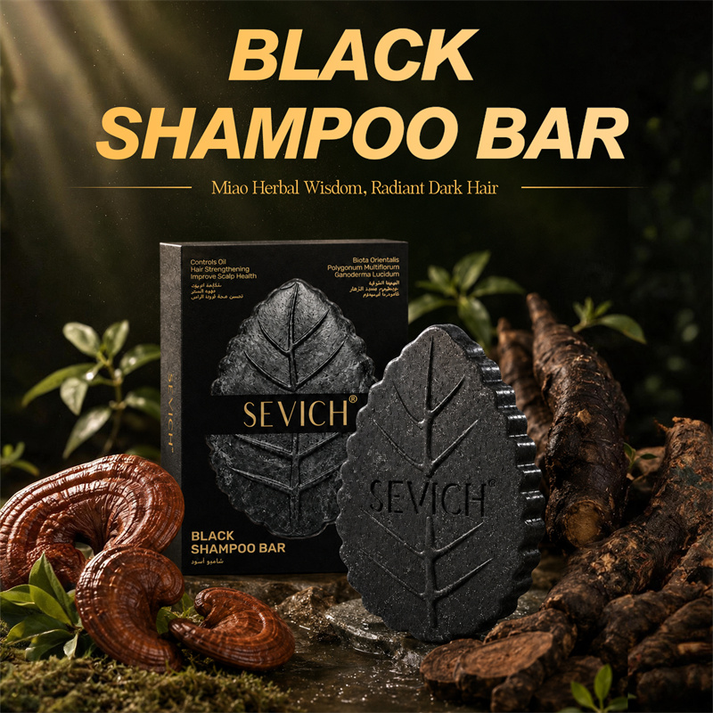 Hair Care Herbal - El yapımı Siyah Sabun 120g Doğal