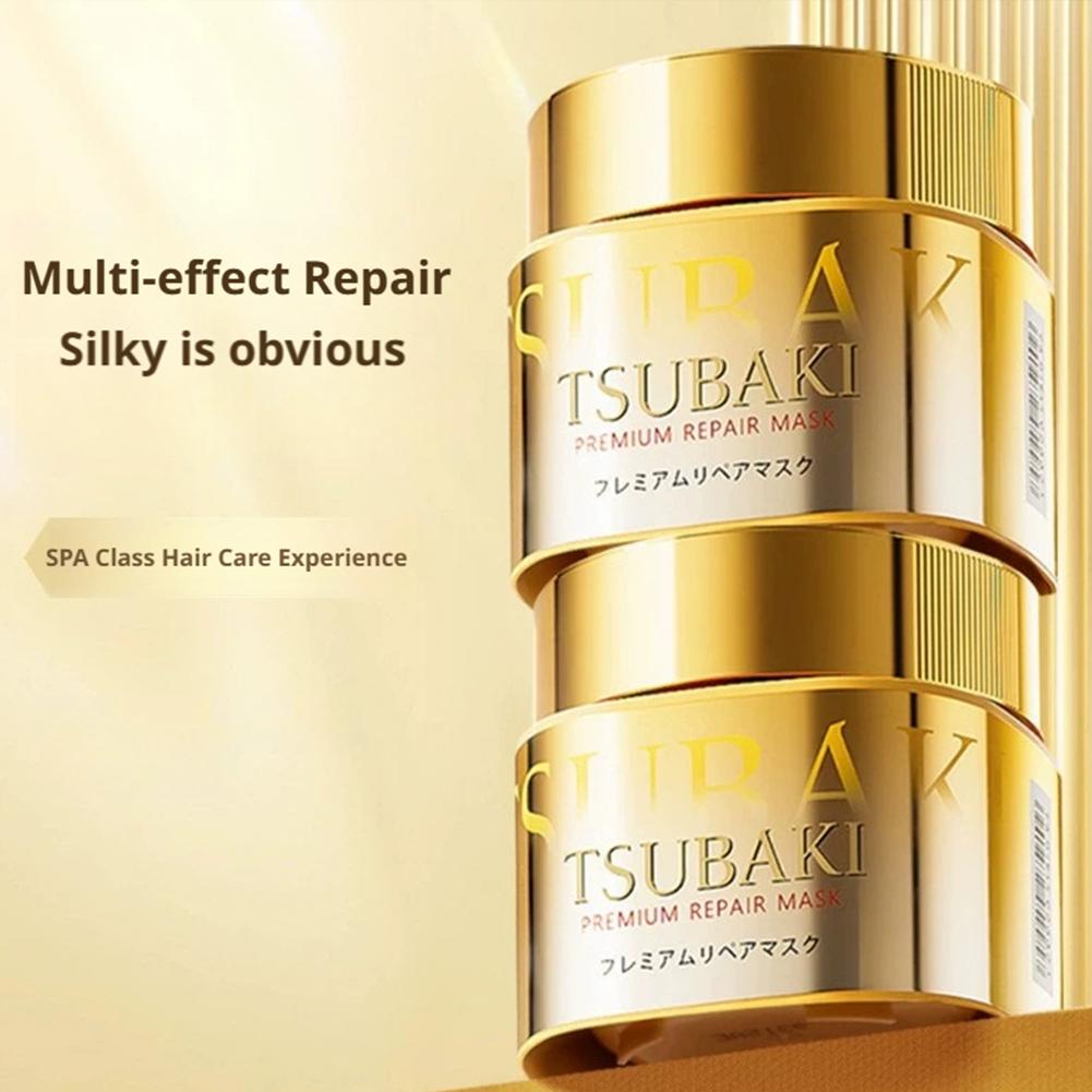 Hair Care In Japan - Japonya TSUBAKI Premium Onarıcı Saç Maskesi