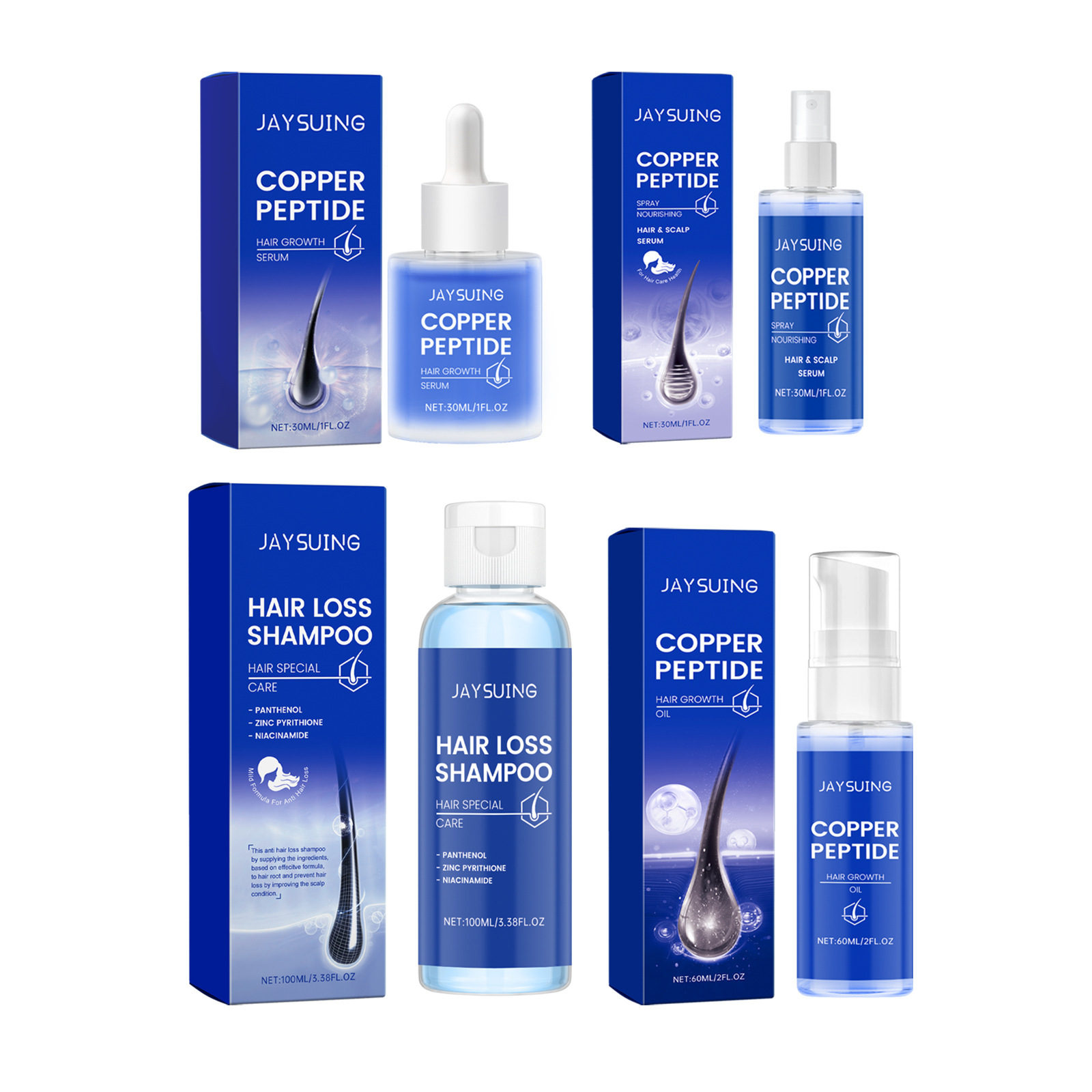 Hair Care Herbal - Saç Büyüme Serumu Bakır Peptitler Saç